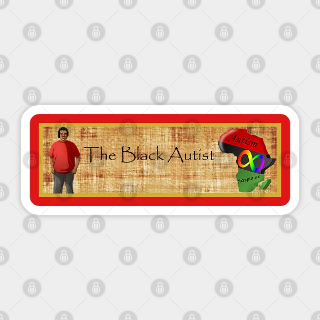 The Black Autist Sticker by The Black Autist